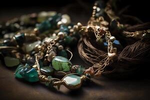 Closeup Of Natural Jewelry photo