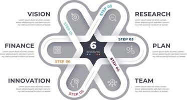 Business data visualization. Process chart. Abstract elements of graph, Parts or Processes. Business presentation. vector