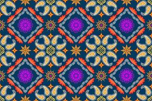 Geometric ethnic oriental traditional art pattern.Figure tribal embroidery style.Design for ethnic background,wallpaper,clothing,wrapping,fabric,element,sarong,vector illustration vector