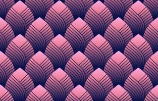 The geometric pattern with wavy lines. Seamless vector background. Repeating tile texture of this line on oval shape with gradient effect.