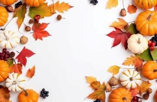 Festive autumn leaf decor. Generate Ai photo