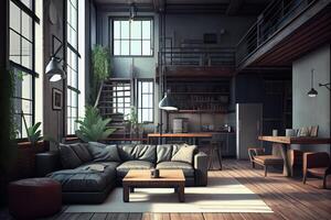 beautiful apartment interior . photo