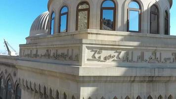 grandioso mezquita por el mar - azerbaiyán, bakú video