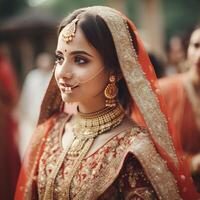 indian bride image photo