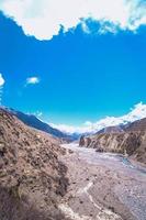 river flowing between the hills photo