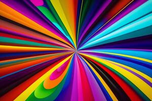 abstract colorful background with smooth lines in rainbow colors. photo