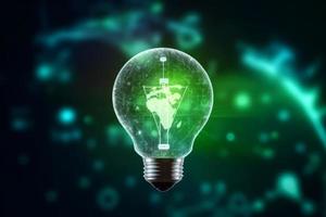 Global ESG technology. Generate Ai photo