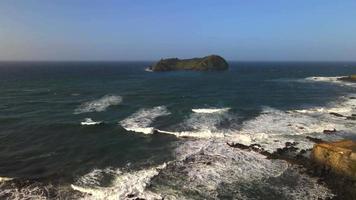 eiland van vila franca in sao Miguel, de azoren video