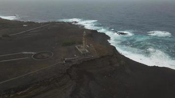 vuurtoren Bij capelinhos in faial, de azoren 2 video