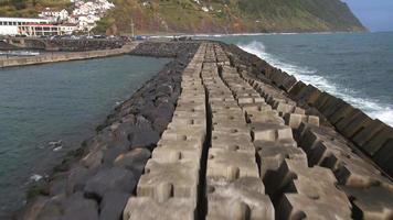 povoaçao jetée dans sao miguel dans le Açores par drone 4 video