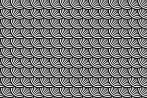 Pattern geometric black and white design background vector