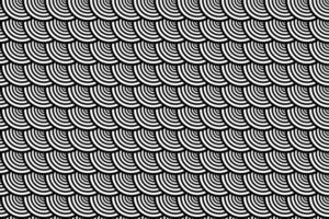 Pattern geometric black and white design background vector