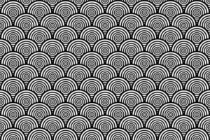 Seamless pattern japanese wave design background vector