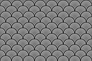 Seamless pattern japanese wave design background vector