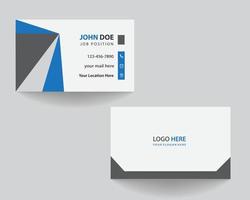 business card design. creative modern business card template. vector