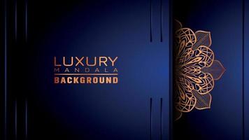 Luxury ornamental mandala background, arabesque style vector