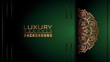 Luxury ornamental mandala background, arabesque style vector