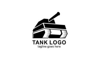 Tank logo icon design vector