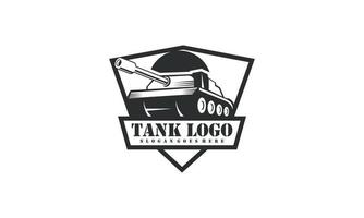 Tank logo icon design vector