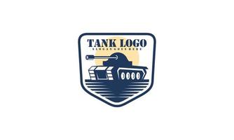 tanque logo icono diseño vector