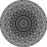 Floral Art Mandala. Ethnic Design  Ornament. Arabesque Medallion vector