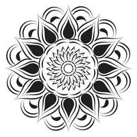 Mandala Art design in circle. vector