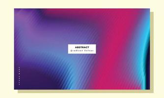 Colorful abstract gradient background template copy space for poster, banner, or landing page vector