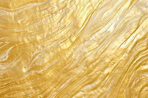 Golden paint texture background. photo