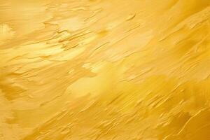 Golden paint texture background. photo