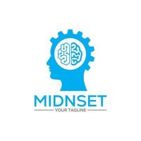 Mindset Tech Logo, Icon Vector Illustration Template.