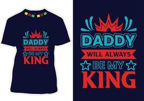 Father's Day T-shirt Design vector