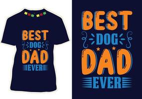 Father's Day T-shirt Design vector