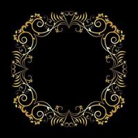 Decorative frames, Retro ornamental frame, Vintage rectangle ornaments and ornate border vector