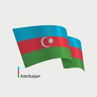 vector bandera de azerbaiyán