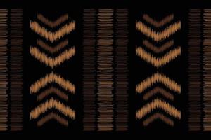 Ethnic Ikat fabric pattern geometric style.African Ikat embroidery Ethnic oriental pattern black background. Abstract,vector,illustration.For texture,clothing,scraf,decoration,carpet. vector