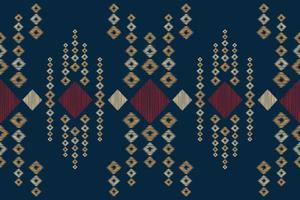 étnico ikat tela modelo geométrico estilo.africano ikat bordado étnico oriental modelo Armada azul antecedentes. resumen,vector,ilustración.para textura,ropa,scraf,decoración,alfombra. vector