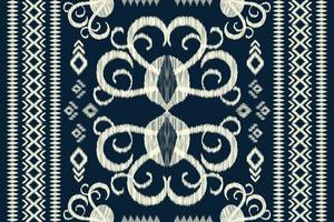 étnico ikat tela modelo geométrico estilo.africano ikat bordado étnico oriental modelo Armada azul antecedentes. resumen,vector,ilustración.para textura,ropa,scraf,decoración,alfombra. vector