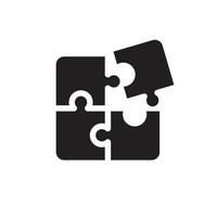 puzzle icon vector design illustration