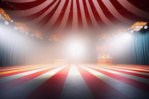 Circus background. Illustration photo