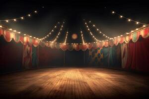 Circus background. Illustration photo