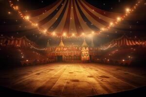 Circus background. Illustration photo