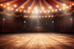 Circus background. Illustration photo