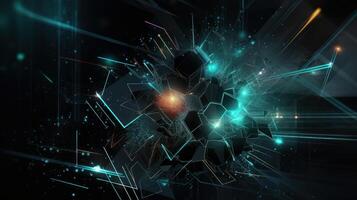Abstract technology background. Illustration photo