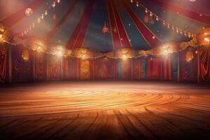 Circus background. Illustration photo