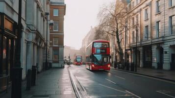 London street background. Illustration photo