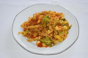 Broccoli and Carrots Pasta photo