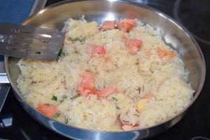 Frying Cabbage with Tomato and Herbs photo