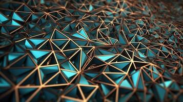 3d Geometric shape as background, Image photo