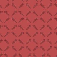 Seamless abstract floral pattern vector