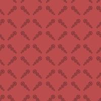 Seamless abstract floral pattern vector